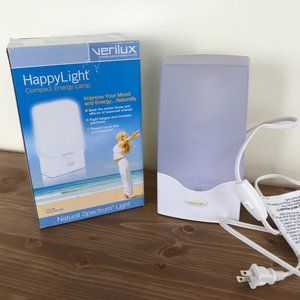 Verilux Happy Light Natural Spectrum Desktop 9" Compact Lamp VT01-SB 2500